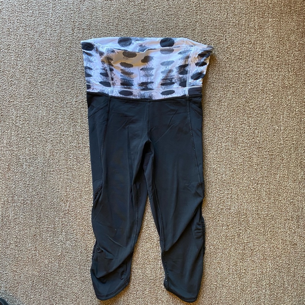 Lululemon running/yoga leggings high or low rise